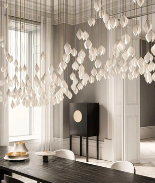 Ceramic Flower Chandelier