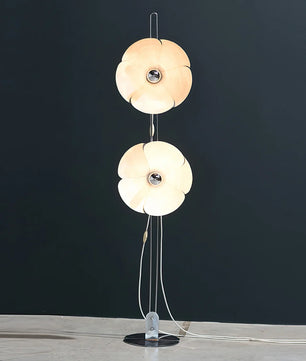 Flower Silver Floor Lamp