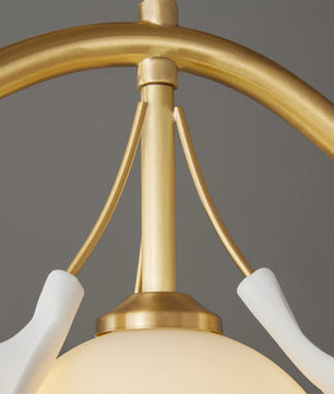 Allanie Gingko Long Chandelier