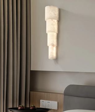 Melange Alabaster Wall Sconce