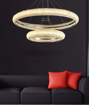 Asscher Ring Chandelier