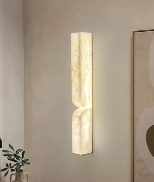 Up Down alabster Wall Sconce