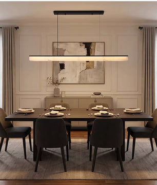 Plana Faux Alabaster Linear Pendant