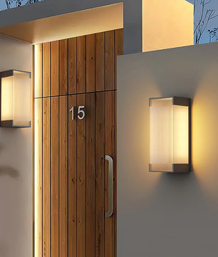 Rectangular Outdoor Wall Light