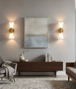 Clessidra Mid-Century Bowtie Wall Sconce