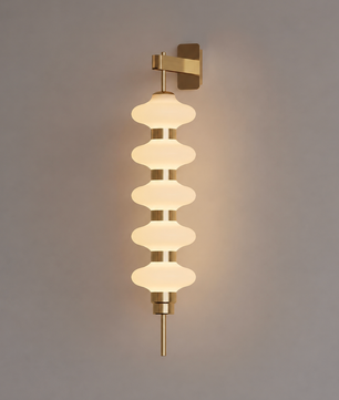 Stacked Glass Wall Sconce