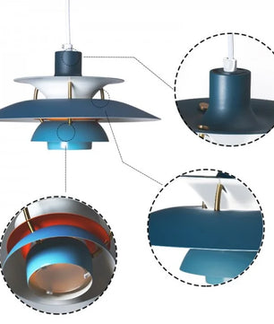 Danish Multi-layer Metal Pendant Light S107
