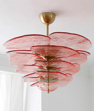 Lotus Leaf Murano Chandelier