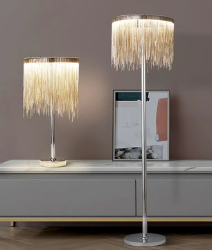 Cadena Tassel Floor Lamp