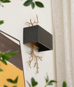 Brass Branch Wall Lamp