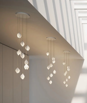 Ceramic Flower Chandelier