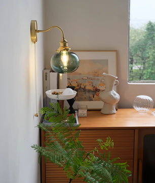 Wingbo Glass Wall Lamp