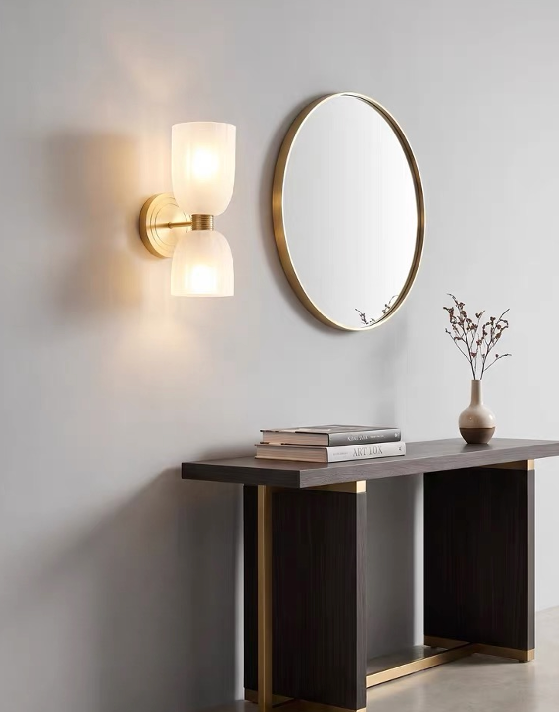 Tulipano Up Down Glass Wall Sconce