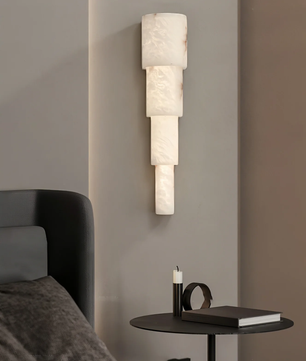 Melange Alabaster Wall Sconce