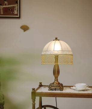 Tassel Flower Table Lamp