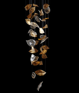 Frozen Leaves Chandelier