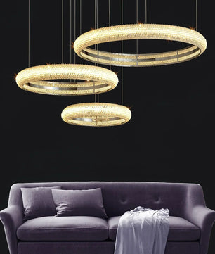 Asscher Ring Chandelier