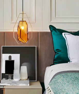 Faceted Gem Pendant Light