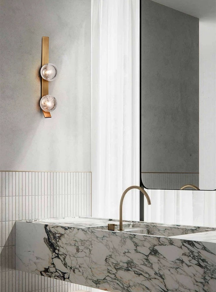 Bolla Bubble Glass Wall Sconce