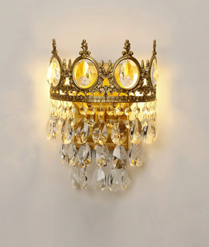 Vintage Crystal Wall Lamp