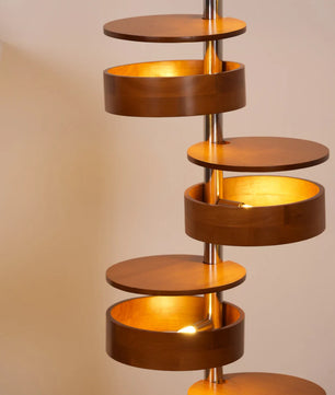 Cylindrical Flow Floor Lamp