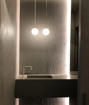 Brass Architectural Pendant Light