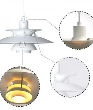 Danish Multi-layer Metal Pendant Light S107