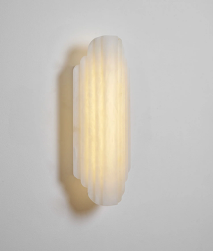 Contemporary Alabaster Wall Sconce