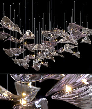 Floating Leaf Chandelier