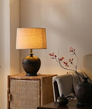Zen-Style Ceramic Lamp