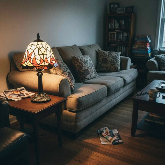 The Sylvie Tiffany-Style Table Lamp