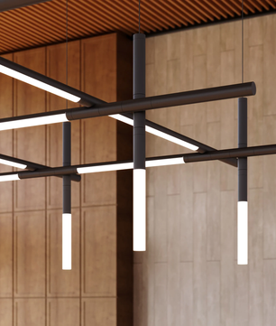 Geometric Linear Pendant Lights