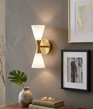 Clessidra Mid-Century Bowtie Wall Sconce