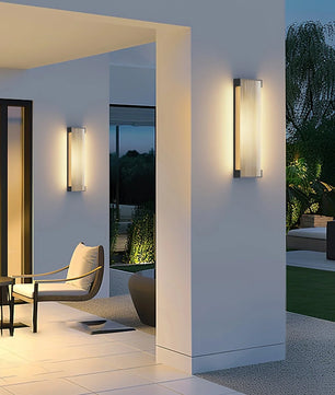 Rectangular Outdoor Wall Light