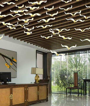 Large Seagull Chandelier