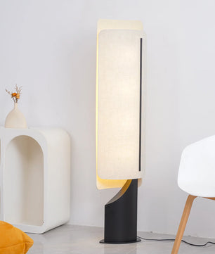 Barrier Linen Floor Lamp