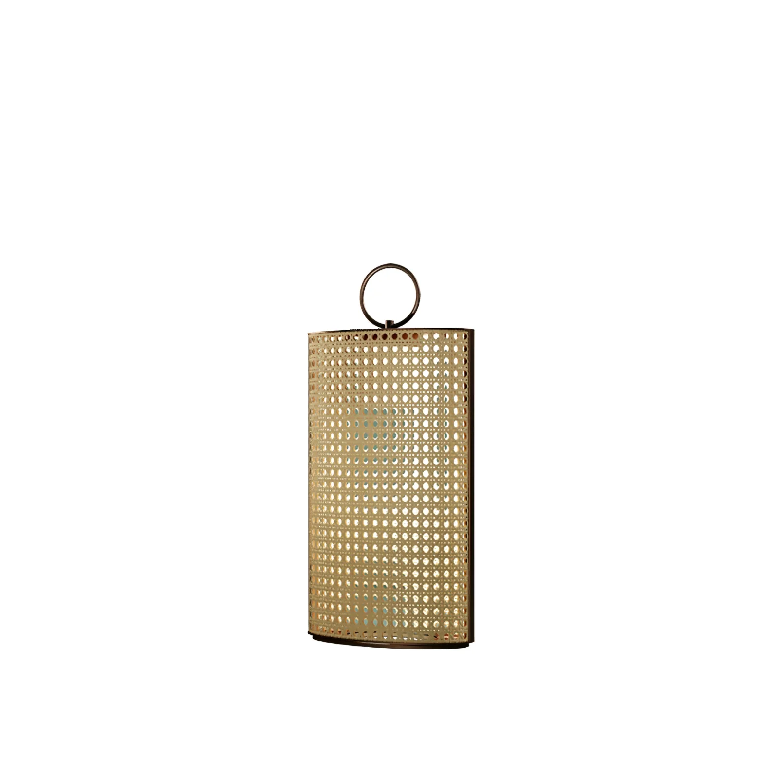 Outdoor Portable Rattan Solar Lamp