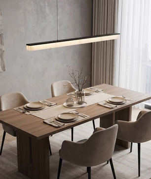 Plana Faux Alabaster Linear Pendant