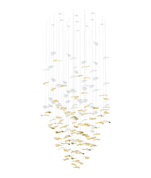 Flying Leaves Chandelier