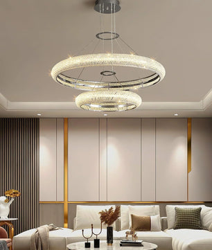 Asscher Ring Chandelier