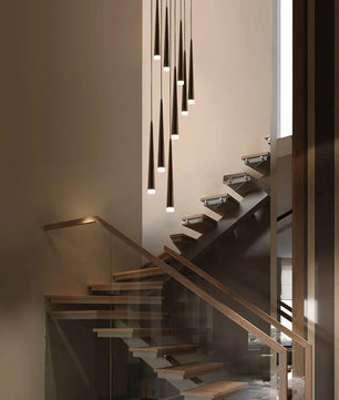 Slender Cone Chandelier