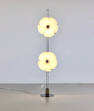 Flower Silver Floor Lamp