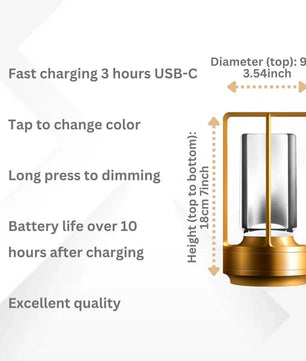 Japandi cordless Lamp