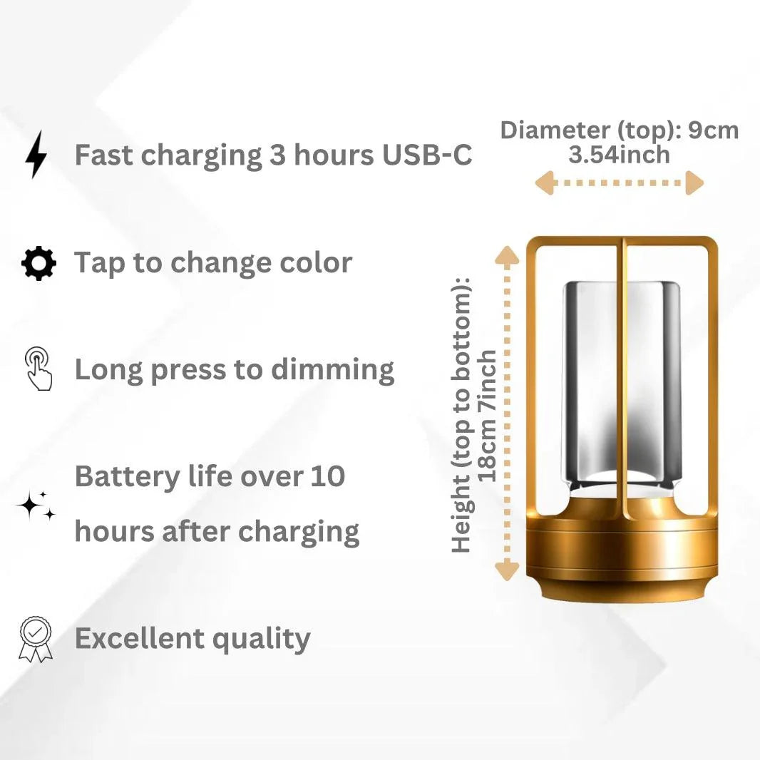 Japandi cordless Lamp