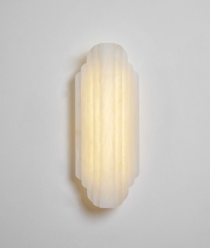 Contemporary Alabaster Wall Sconce