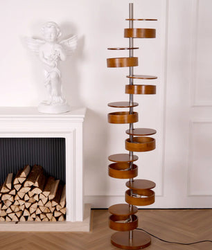 Cylindrical Flow Floor Lamp