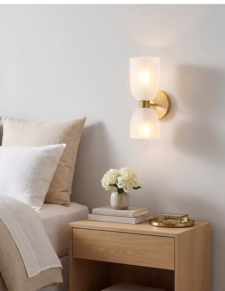 Tulipano Up Down Glass Wall Sconce