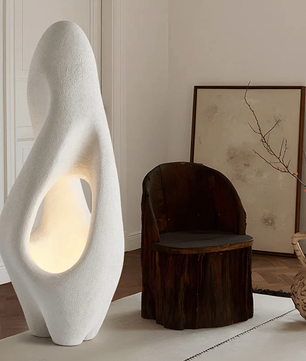 Japan Style White Floor Lamp