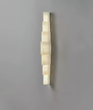 Melange Alabaster Wall Sconce