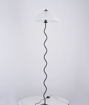 Wiggly Pleated Floor Lamp